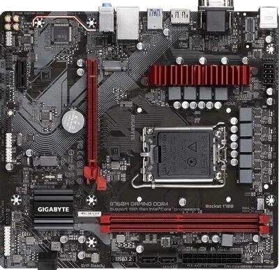 Материнская плата GIGABYTE B760M GAMING DDR4, LGA 1700, Intel B760, mATX, Ret от компании 2255 by - онлайн гипермаркет - фото 1