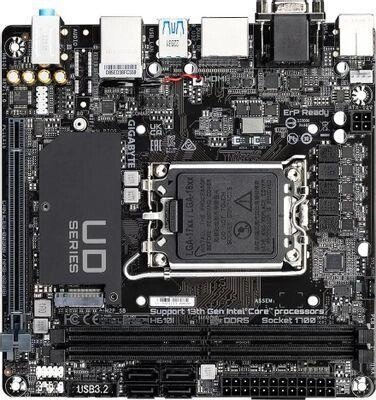 Материнская плата GIGABYTE H610I, LGA 1700, Intel H610, mini-ITX, Ret от компании 2255 by - онлайн гипермаркет - фото 1