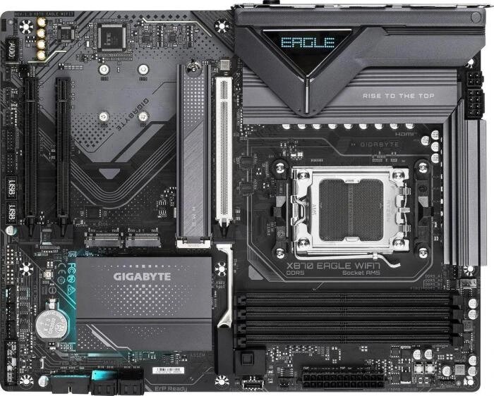 Материнская плата GIGABYTE X870 EAGLE WIFI7, SocketAM5, AMD X870, ATX, Ret от компании 2255 by - онлайн гипермаркет - фото 1