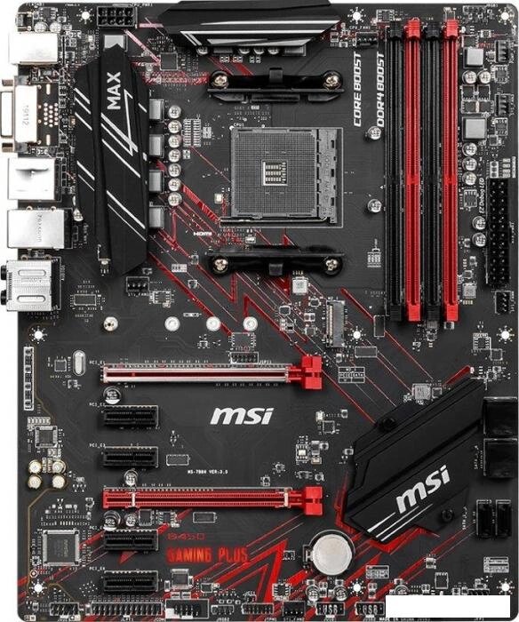 Материнская плата MSI B450 Gaming Plus Max от компании 2255 by - онлайн гипермаркет - фото 1