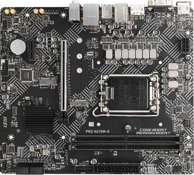 Материнская плата MSI PRO H610M-G, LGA 1700, Intel H610, mATX, Ret от компании 2255 by - онлайн гипермаркет - фото 1