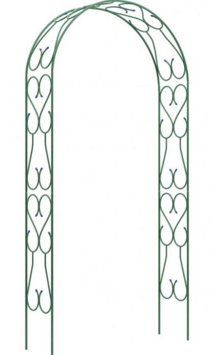 Металлическая арка садовая декоративная разборная RUSSIA 69125 пергола из металла для вьющихся растений от компании 2255 by - онлайн гипермаркет - фото 1