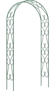 Металлическая арка садовая декоративная разборная RUSSIA 69125 пергола из металла для вьющихся растений
