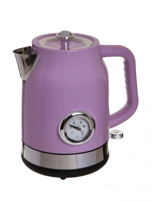 Металлический электрический чайник Kitfort KT-6147-1 фиолетовый 1.7L электрочайник от компании 2255 by - онлайн гипермаркет - фото 1