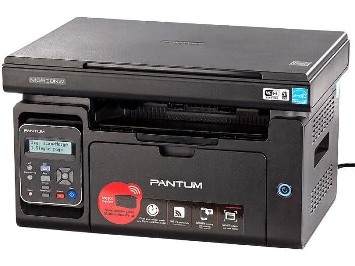МФУ лазерное монохромное Pantum M6500W принтер сканер копир от компании 2255 by - онлайн гипермаркет - фото 1