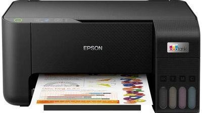 МФУ струйный Epson EcoTank L3210 цветная печать, A4, цвет черный [c11cj68517/506/405/403/501] от компании 2255 by - онлайн гипермаркет - фото 1