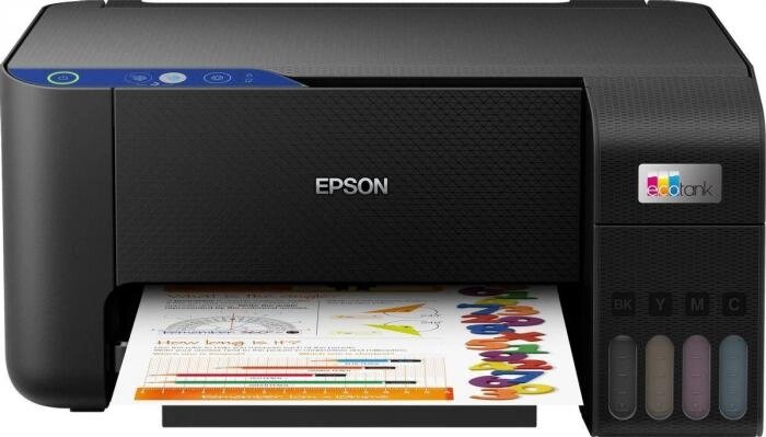 МФУ струйный Epson EcoTank L3211 цветная печать, A4, с СНПЧ, цвет черный [c11cj68406] от компании 2255 by - онлайн гипермаркет - фото 1