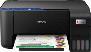 МФУ струйный Epson L3251 цветная печать, A4, с СНПЧ, цвет черный [c11cj67409/419]