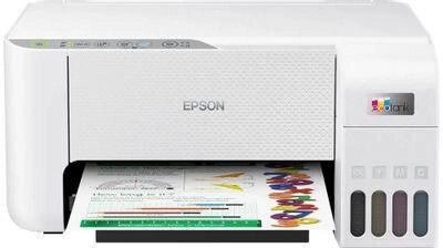 МФУ струйный Epson L3256 цветная печать, A4, с СНПЧ, цвет белый [c11cj67421/504/524/516] от компании 2255 by - онлайн гипермаркет - фото 1