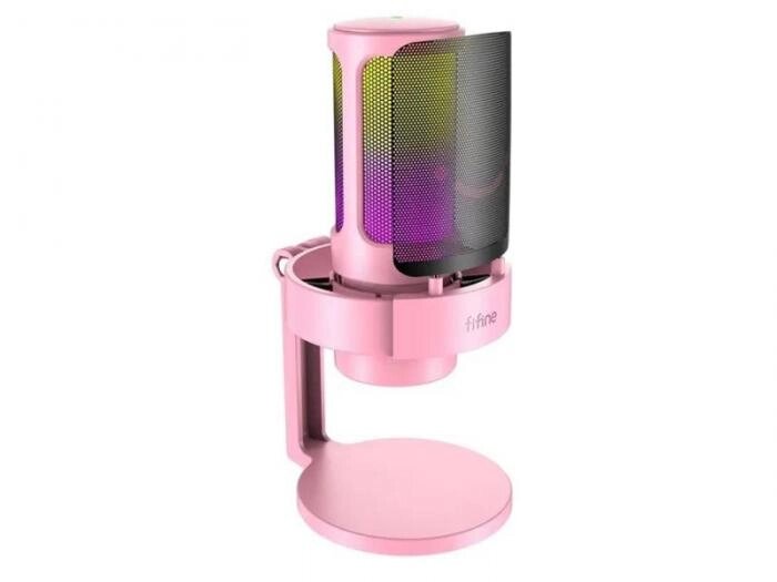 Микрофон Fifine A8 Pink от компании 2255 by - онлайн гипермаркет - фото 1