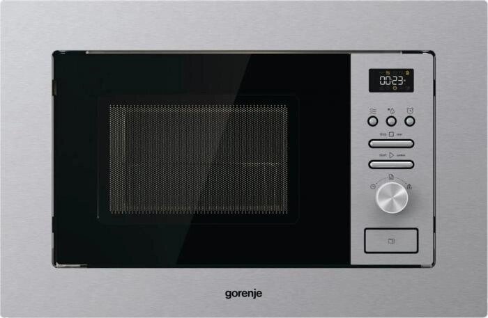 Микроволновая печь Gorenje BMI201AG1X, встраиваемая, 20л, 800Вт, нержавеющая сталь от компании 2255 by - онлайн гипермаркет - фото 1