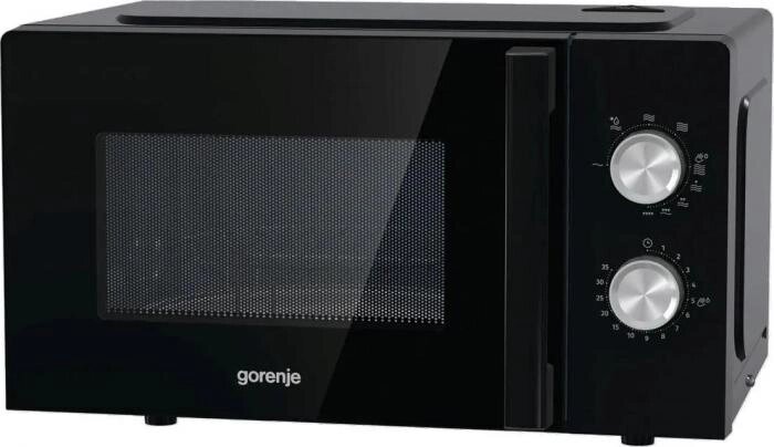 Микроволновая печь Gorenje MO20E2BH, 800Вт, 20л, черный от компании 2255 by - онлайн гипермаркет - фото 1