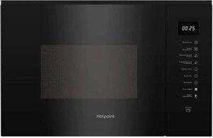 Микроволновая печь Hotpoint-Ariston MF25G BL H, встраиваемая, 25л, 900Вт, черный [869891300020]