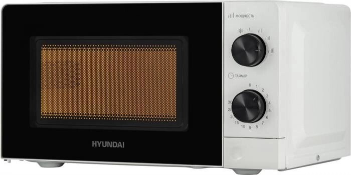 Микроволновая печь HYUNDAI HYM-M2049 20л. 700Вт белый от компании 2255 by - онлайн гипермаркет - фото 1