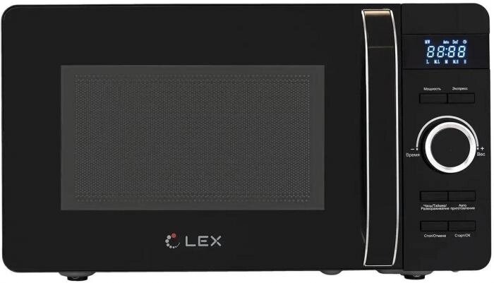 Микроволновая печь LEX FSMO D. 03 BL, 700Вт, 20л, черный от компании 2255 by - онлайн гипермаркет - фото 1