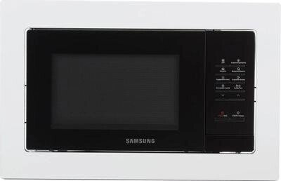 Микроволновая печь Samsung MS20A7013AL/BW, встраиваемая, 20л, 850Вт, белый от компании 2255 by - онлайн гипермаркет - фото 1