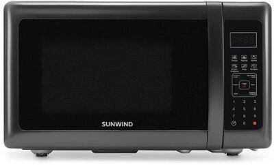 Микроволновая печь SunWind SUN-MW007, 700Вт, 20л, черный от компании 2255 by - онлайн гипермаркет - фото 1