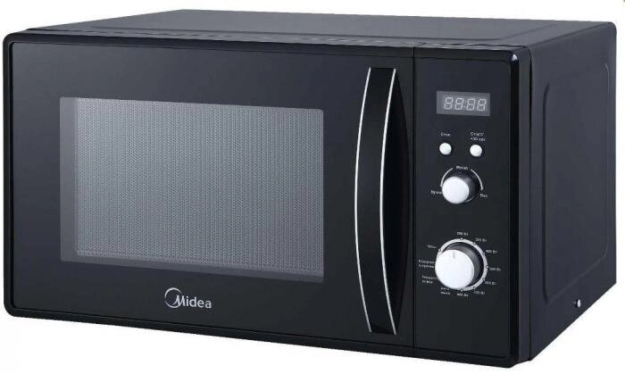 Микроволновая печь СВЧ MIDEA AM823AM9-B микроволновка черная от компании 2255 by - онлайн гипермаркет - фото 1