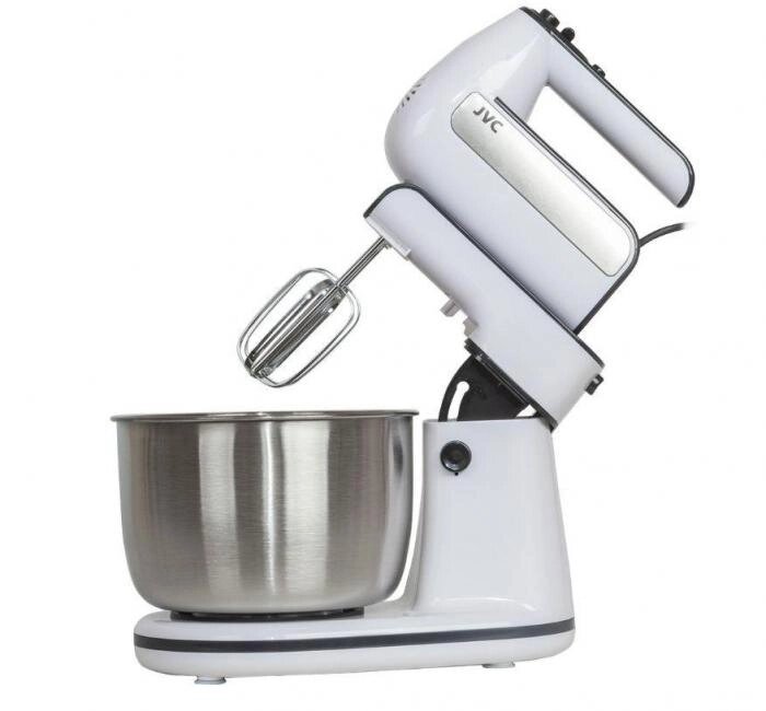 Миксер ручной электрический для кухни с венчиками и чашей для теста  JVC JK-MX330 от компании 2255 by - онлайн гипермаркет - фото 1