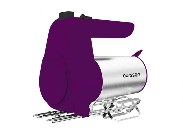 Миксер ручной электрический для кухни с венчиками Oursson HM4001/SP от компании 2255 by - онлайн гипермаркет - фото 1