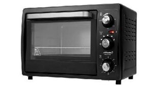 Мини духовка электрическая настольная 40 литров печка для выпечки пирогов кухни дачи ATLANTA ATH-1404 черная