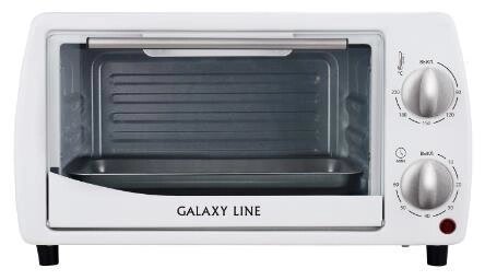 Мини духовой шкаф электрический настольный мини печь 10 литров для выпечки домашняя GALAXY LINE GL 2626 белый от компании 2255 by - онлайн гипермаркет - фото 1