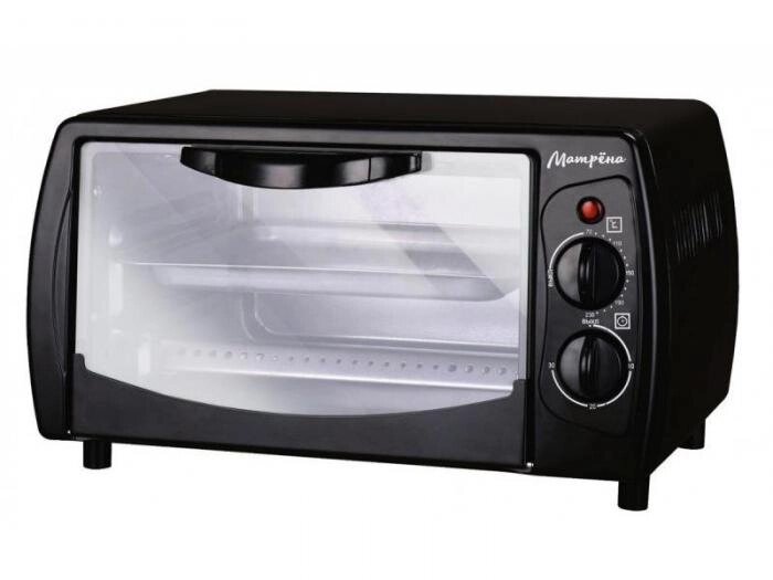 Мини печь Матрёна МА-25 черная настольная духовка электрический жарочный шкаф для дачи от компании 2255 by - онлайн гипермаркет - фото 1
