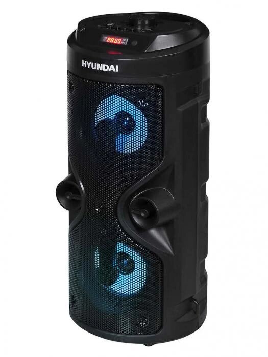 Минисистема колонка музыкальный центр со светомузыкой Hyundai H-MC150 акустическая напольная аккумуляторная от компании 2255 by - онлайн гипермаркет - фото 1