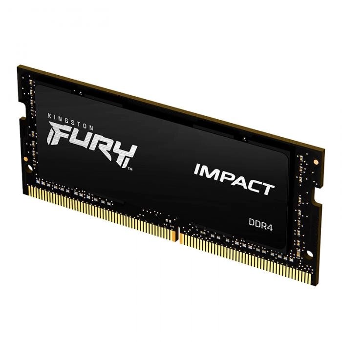 Модуль памяти Kingston Fury Impact DDR4 SO-DOMM 2666MHz PC-21300 CL15 - 16Gb KF426S15IB1/16 от компании 2255 by - онлайн гипермаркет - фото 1
