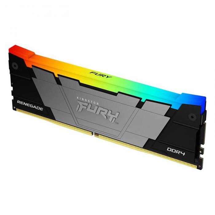 Модуль памяти Kingston Fury Renegade RGB RTL Gaming DDR4 DIMM 3200MHz PC4-25600 CL16 - 16Gb KF432C16RB12A/16 от компании 2255 by - онлайн гипермаркет - фото 1