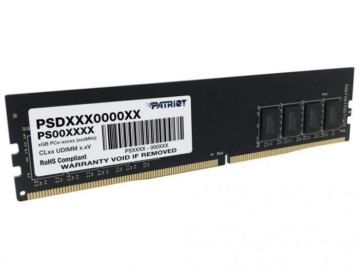 Модуль памяти Patriot Memory Signature DDR4 DIMM 3200MHz PC25600 CL22 - 8Gb PSD48G320081 от компании 2255 by - онлайн гипермаркет - фото 1