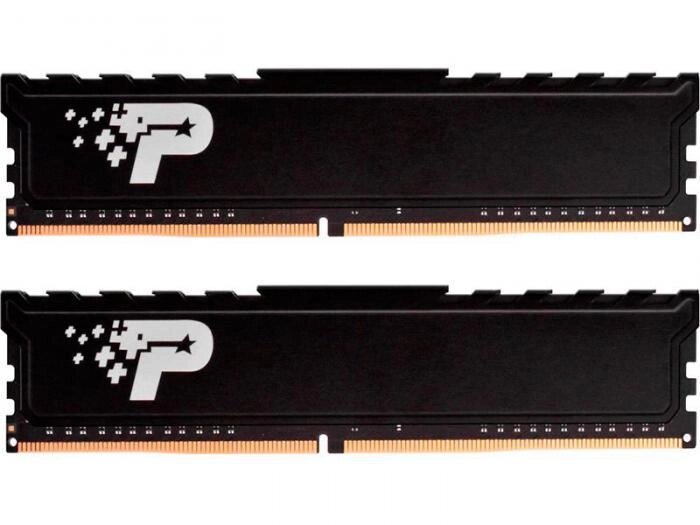 Модуль памяти Patriot Memory SL Premium DDR4 DIMM 2666Mhz PC21300 CL19 - 16Gb KIT (2x8Gb) PSP416G2666KH1 от компании 2255 by - онлайн гипермаркет - фото 1