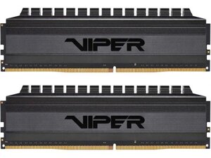 Модуль памяти Patriot Memory Viper Blackout DDR4 DIMM 3600MHz CL18 - 16Gb Kit (2x8Gb) PVB416G360C8K