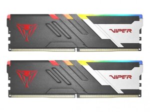 Модуль памяти patriot viper venom RGB DDR5 DIMM 6200mhz PC5-49600 CL40 - 32gb kit (16gbx2) PVVR532G620C40K