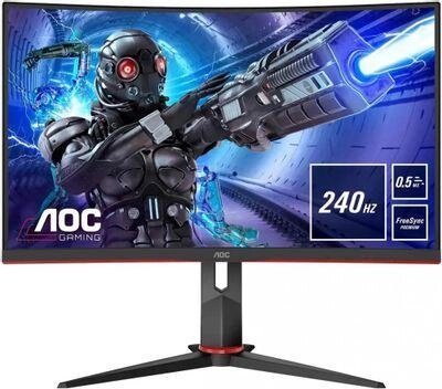 Монитор AOC Gaming C27G2ZE 27", черный/красный и черный от компании 2255 by - онлайн гипермаркет - фото 1