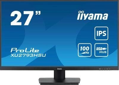 Монитор Iiyama ProLite XU2793HSU-B6 27", черный от компании 2255 by - онлайн гипермаркет - фото 1