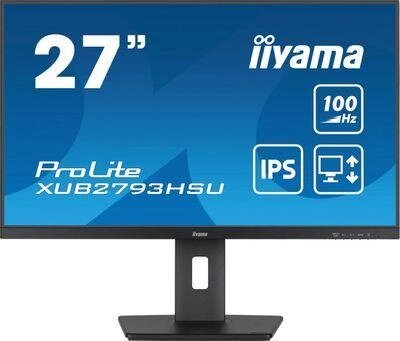 Монитор Iiyama ProLite XUB2793HSU-B6 27", черный от компании 2255 by - онлайн гипермаркет - фото 1