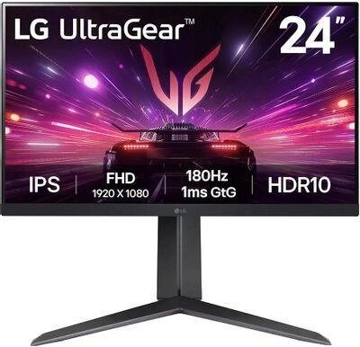 Монитор LG 23.8" 24GS65F-B IPS FHD чер HDMI DP HAS 180Hz 300cd Ex от компании 2255 by - онлайн гипермаркет - фото 1