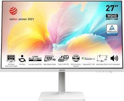 Монитор MSI Modern MD272QXPW 27", белый [9s6-3pb19h-225] от компании 2255 by - онлайн гипермаркет - фото 1