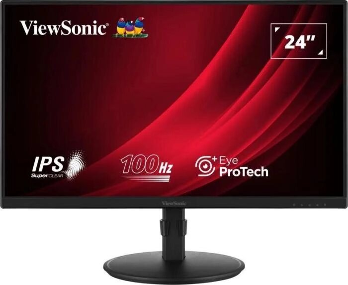 Монитор ViewSonic 23.8" VA2408-HDJ IPS FHD чер HDMI DP VGA HAS Piv 100Hz 250cd In от компании 2255 by - онлайн гипермаркет - фото 1