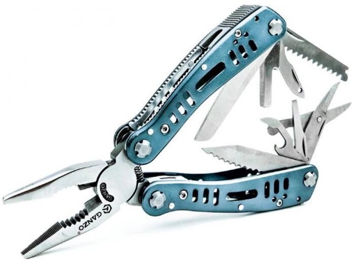 Мультитул плоскогубцы Ganzo 221 складной карманный туристический походный многофункциональный нож инструменты от компании 2255 by - онлайн гипермаркет - фото 1