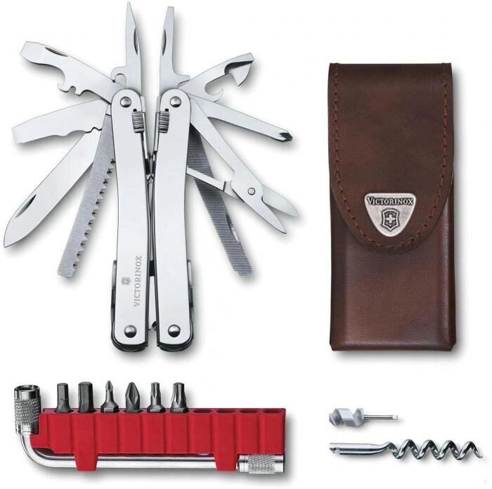 Мультитул Victorinox Swiss Tool Spirit X Plus (кожа) от компании 2255 by - онлайн гипермаркет - фото 1