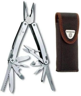 Мультитул Victorinox SwissTool Spirit X, 24 функций,  серебристый [3.0224. n] от компании 2255 by - онлайн гипермаркет - фото 1