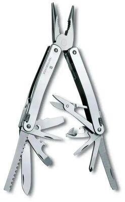 Мультитул Victorinox SwissTool Spirit X Plus Ratchet, 36 функций,  серебристый [3.0236. l] от компании 2255 by - онлайн гипермаркет - фото 1