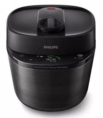 Мультиварка-скороварка Philips HD2151/40,  1000Вт,   черный от компании 2255 by - онлайн гипермаркет - фото 1