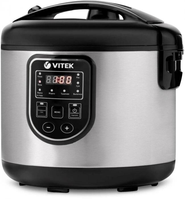 Мультиварка Vitek VT-4278 5л 900Вт серебристый/черный от компании 2255 by - онлайн гипермаркет - фото 1