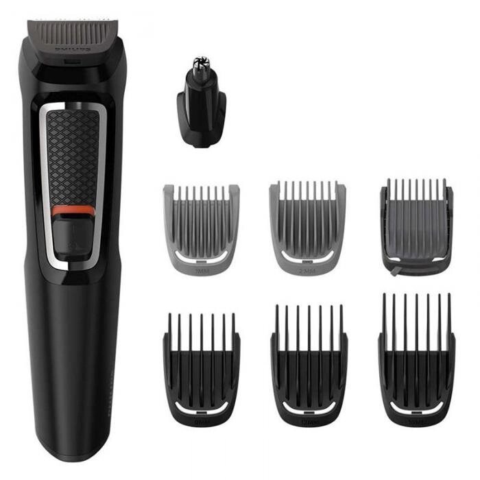 Мужской аккумуляторный универсальный триммер Philips MG3730 для бритья волос бороды лица бровей носа ушей от компании 2255 by - онлайн гипермаркет - фото 1
