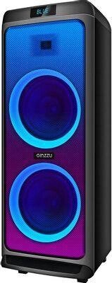 Музыкальный центр Ginzzu GM-205, 120Вт, с караоке, Bluetooth, FM, USB, micro SD, черный, от компании 2255 by - онлайн гипермаркет - фото 1