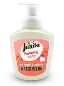 Мыло-пенка для рук Jundo с гиалуроновой кислотой, витамином Е и маслом Ши Арбуз 400ml 4903720021330