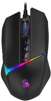 Мышь A4TECH Bloody W60 Max, игровая, оптическая, проводная, USB, черный [w60 max stone black] от компании 2255 by - онлайн гипермаркет - фото 1